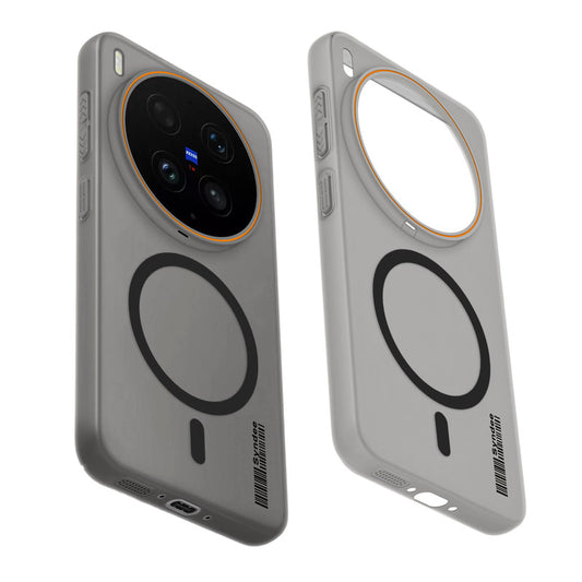 Colourful Frosted Matte Wireless Charging Support Back Cover Case for Vivo X300 Ultra 5G With Raised Camera Protection