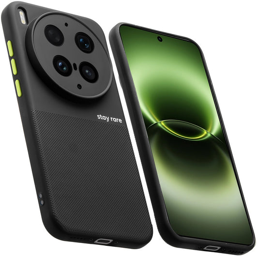 Premium Silicone Textured Case With Camera Protection & Inner Microfiber Lining Back Cover For Vivo X300 Ultra 5G