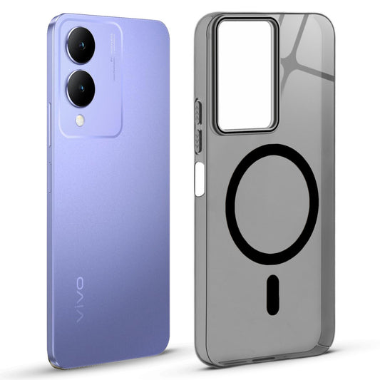 Anti-Yellow Scratch Resistant Case Support Magnetic Accessories Back Cover For Vivo Y17s