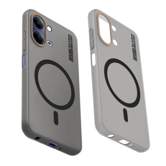 Colourful Frosted Matte With Raised Camera Protection Back Cover Case For Vivo Y21 5G