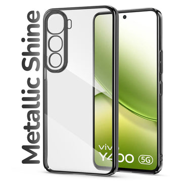 Shiny Edge Cuts Case for Vivo Y400 5G