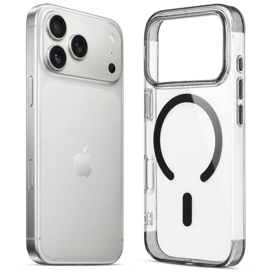 Apple iPhone 18 Pro Case with Anti-Yellow Clear Back, Soft TPU Colored Edges, Camera Protection & MagSafe Compatibility