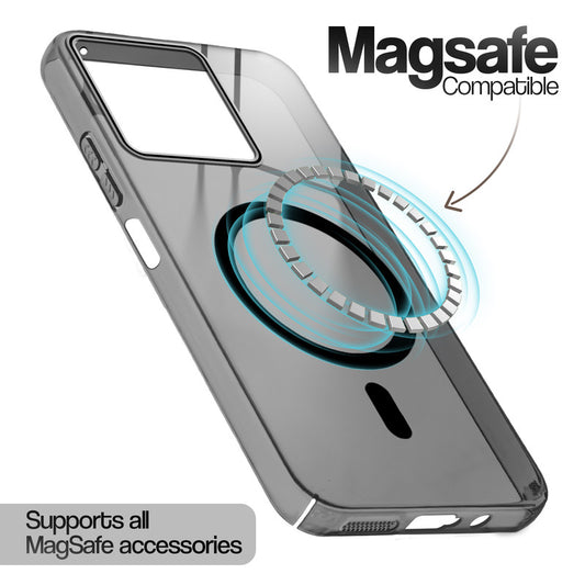 Anti-Yellow Scratch Resistant Case Support Magnetic Accessories Back Cover For Motorola G57 Power 5G