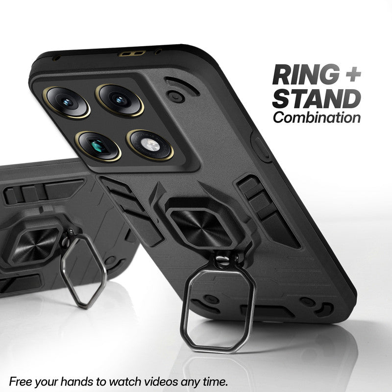 otorola Signature case with foldable ring stand for hands-free viewing in kickstand position