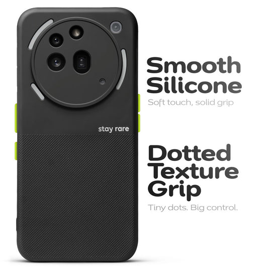 Premium Silicone Textured Case With Camera Protection & Inner Microfiber Lining Back Cover For Nothing Phone 3a Pro 5G