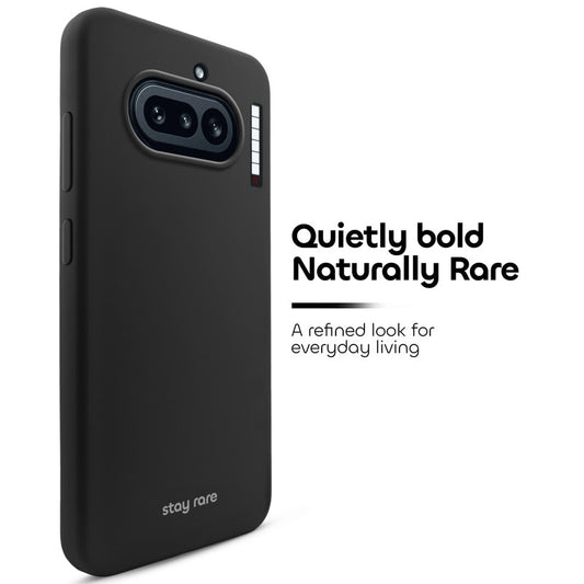 Stay Rare Smooth Silicone Case for Nothing Phone 4A 5G with Anti-Slip Grip & Camera Protection