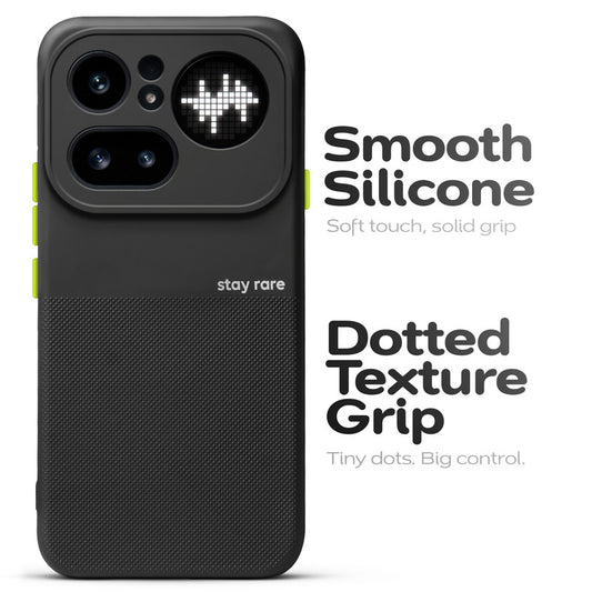 Premium Silicone Textured Case With Camera Protection & Inner Microfiber Lining Back Cover For Nothing Phone 4A Pro 5G