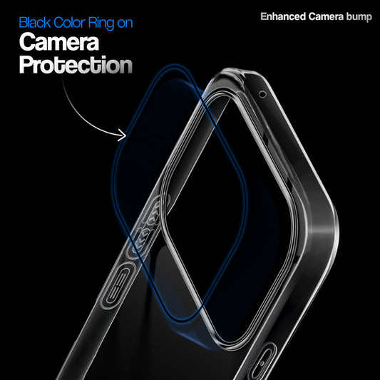 Crystal Clear Anti-Yellow Transparent Back Cover Case With Camera Ring Protection for Nothing Phone 4A Pro 5G