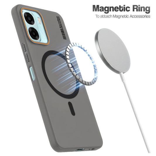 Colourful Frosted Matte With Raised Camera Protection Back Cover Case For OPPO A6X 5G