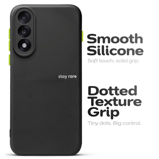 Premium Silicone Textured Case With Camera Protection & Inner Microfiber Lining Back Cover For OnePlus Nord 5 5G