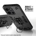 OnePlus Nord 6 5G case with foldable ring stand for hands-free viewing in kickstand position