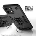 Oppo A6 Pro 5G case with foldable ring stand for hands-free viewing in kickstand position