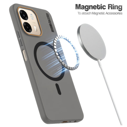 Colourful Frosted Matte With Raised Camera Protection Back Cover Case For Oppo A6 Pro 5G