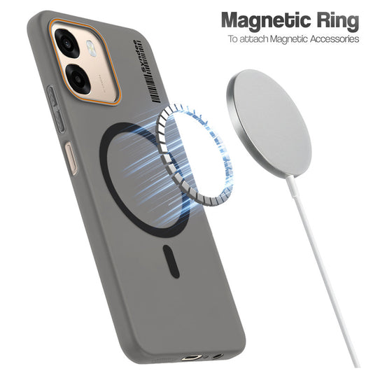 Colourful Frosted Matte With Raised Camera Protection Back Cover Case For Oppo A6s 5G