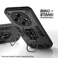 Oppo F31 Pro 5G case with foldable ring stand for hands-free viewing in kickstand position