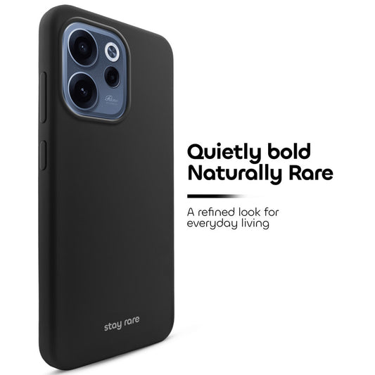 Stay Rare Smooth Silicone Case for Oppo Reno 15C 5G with Anti-Slip Grip & Camera Protection