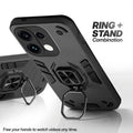 Oppo Reno 16 Pro 5G case with foldable ring stand for hands-free viewing in kickstand position