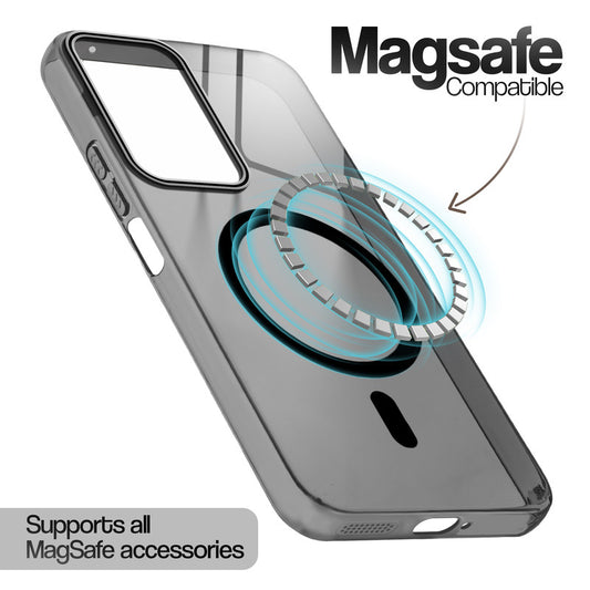 Anti-Yellow Colored Camera Line Case Support Magnetic Accessories Back Cover For Realme 15x 5G