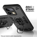 Realme 16 Pro Plus 5G case with foldable ring stand for hands-free viewing in kickstand position