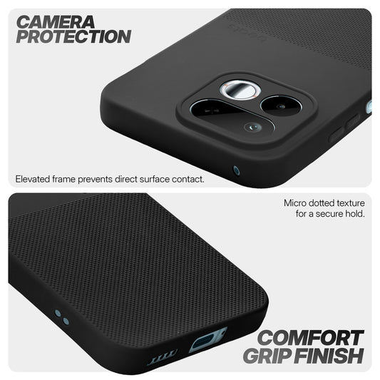 Durable Silicone Matte Back Cover with Textured Grip & Raised Camera Edges for Realme 16T 5G