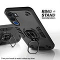 Realme C100x 5G case with foldable ring stand for hands-free viewing in kickstand position