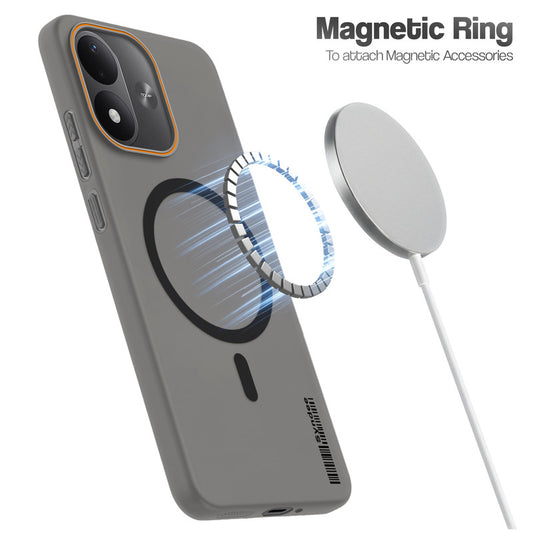 Colourful Frosted Matte With Raised Camera Protection Back Cover Case For Redmi Note 17 5G