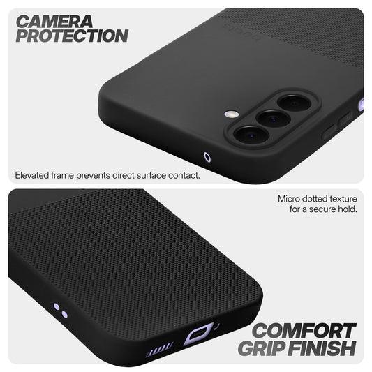 Durable Silicone Matte Back Cover with Textured Grip & Raised Camera Edges for Samsung A27 5G