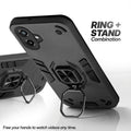Samsung F70e 5G case with foldable ring stand for hands-free viewing in kickstand position