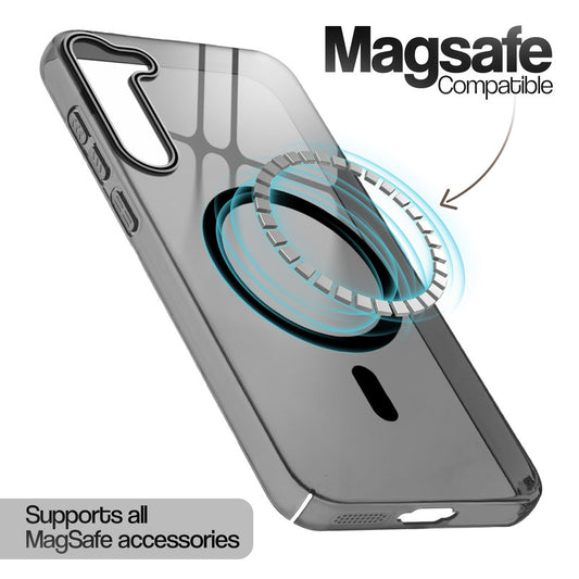 Anti-Yellow Scratch Resistant Case Support Wireless Charging Back Cover For Samsung S23 Plus 5G