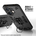 Vivo V60 5G case with foldable ring stand for hands-free viewing in kickstand position