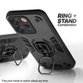 Vivo V70 5G case with foldable ring stand for hands-free viewing in kickstand position