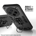 Vivo X200T 5G case with foldable ring stand for hands-free viewing in kickstand position