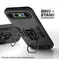 Vivo X300 FE 5G case with foldable ring stand for hands-free viewing in kickstand position