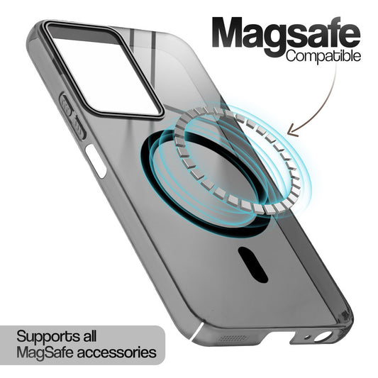 Anti-Yellow Scratch Resistant Case Support Magnetic Accessories Back Cover For Vivo Y17s