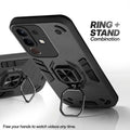 Vivo Y31 Pro 5G case with foldable ring stand for hands-free viewing in kickstand position