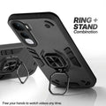 Vivo Y400 5G case with foldable ring stand for hands-free viewing in kickstand position