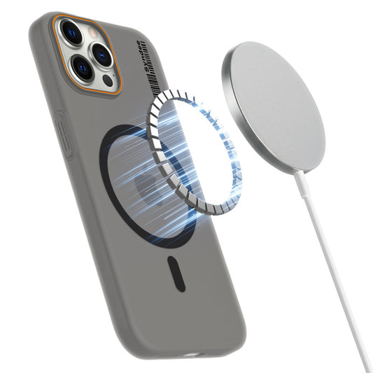 Colourful Frosted Matte Wireless Charging Support Back Cover Case for Apple iPhone 12 Pro Max With Raised Camera Protection