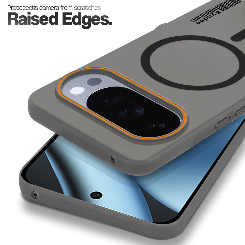 Colourful Frosted Matte Wireless Charging Support Back Cover Case for Google Pixel 10 Pro 5G With Raised Camera Protection