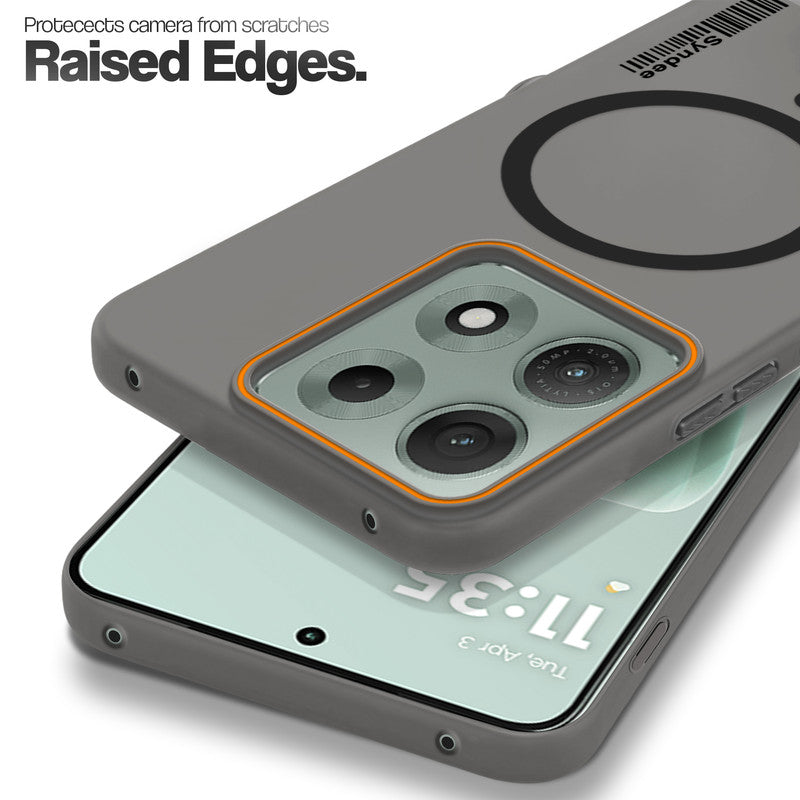Colourful Frosted Matte Wireless Charging Support Back Cover Case for Motorola Moto Edge 70 Max 5G With Raised Camera Protection