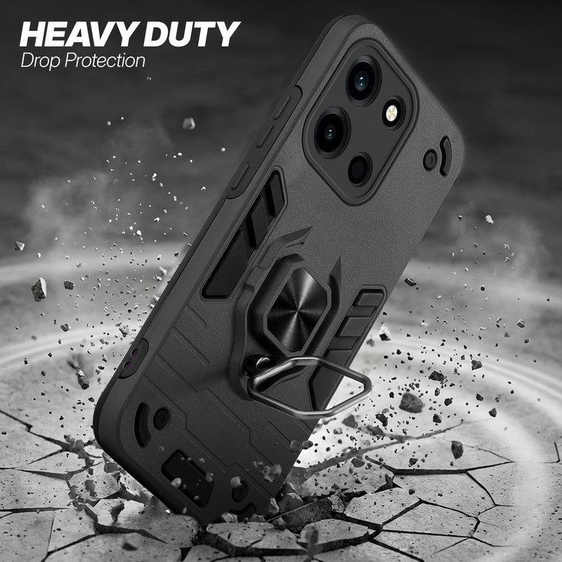 OnePlus Nord 6 5G protective case illustrating impact drop protection with an impact-resistant frame.