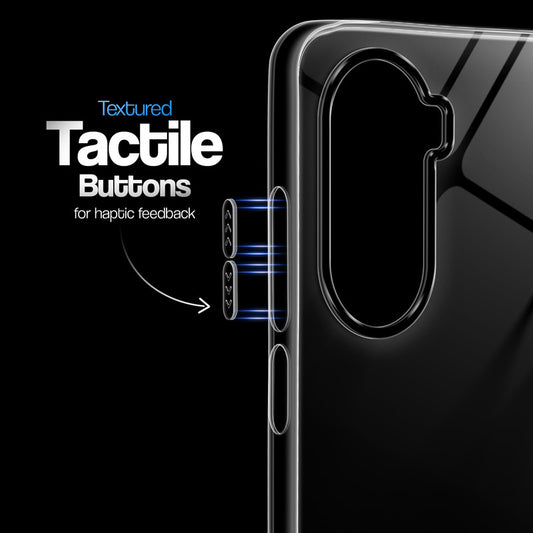 Crystal Clear Anti-Yellow Transparent Back Cover Case With Camera Ring Protection for Poco M7 Plus 5G