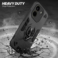 Poco X8 Power 5G protective case illustrating impact drop protection with an impact-resistant frame.