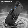 Realme C100x 5G protective case illustrating impact drop protection with an impact-resistant frame.