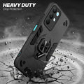 Realme Narzo 90x 5G protective case illustrating impact drop protection with an impact-resistant frame.