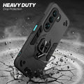 Realme P4x 5G protective case illustrating impact drop protection with an impact-resistant frame.