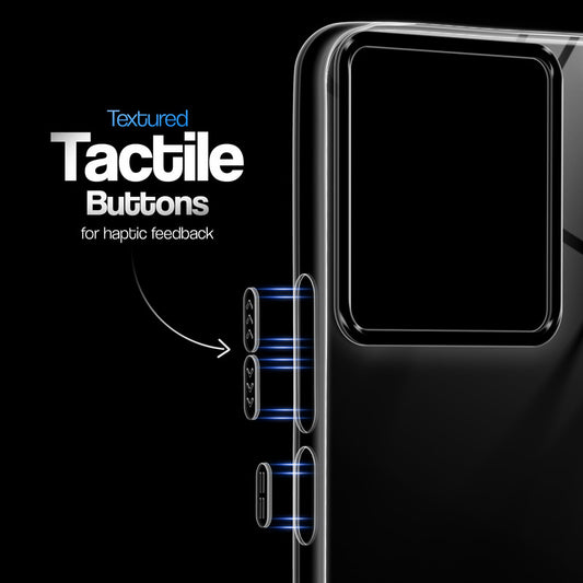 Crystal Clear Anti-Yellow Transparent Back Cover Case With Camera Ring Protection for Redmi Note 13 Pro 5G