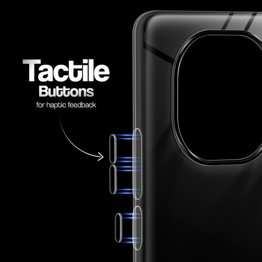 Crystal Clear Anti-Yellow Transparent Back Cover Case With Camera Ring Protection for Redmi Note 14 Pro Plus 5G
