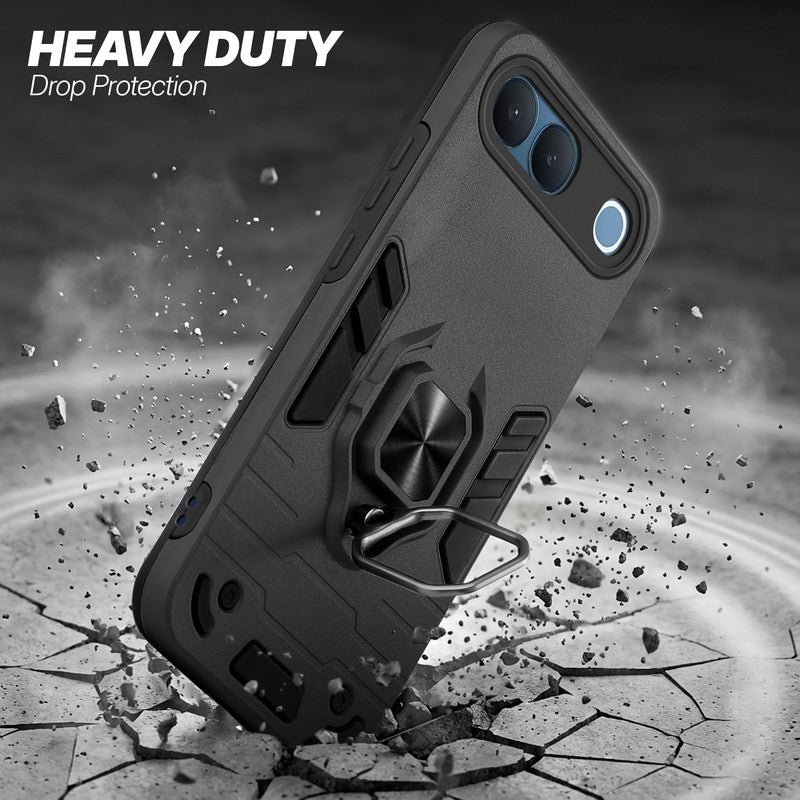 Vivo S2 5G protective case illustrating impact drop protection with an impact-resistant frame.