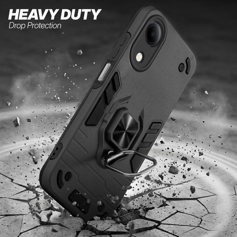 Vivo T5e 5G protective case illustrating impact drop protection with an impact-resistant frame.