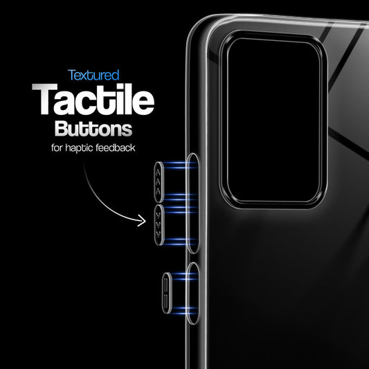 Crystal Clear Anti-Yellow Transparent Back Cover Case With Camera Ring Protection for Vivo V23 5G